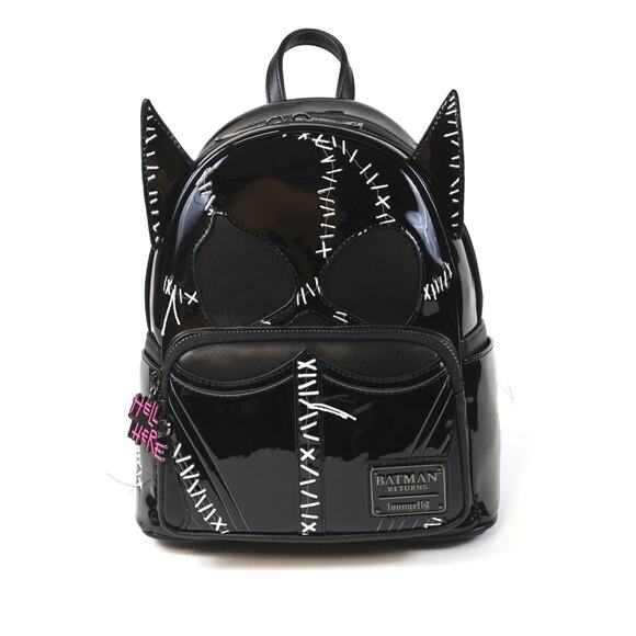Loungefly Batman Catwoman Mini Backpack & Wallet - Exclusive Limited Edition NWT - Picture 2 of 7